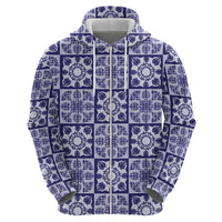 Polu Palaka Quilt Hawaii Hoodie Hawaiian Tropical Monstera Sea Turtle