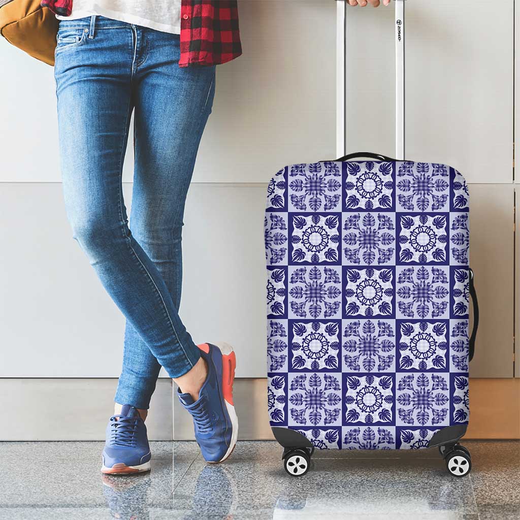 Polu Palaka Quilt Hawaii Luggage Cover Hawaiian Tropical Monstera Sea Turtle LT14 - Polynesian Pride