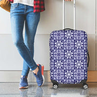 Polu Palaka Quilt Hawaii Luggage Cover Hawaiian Tropical Monstera Sea Turtle LT14 - Polynesian Pride