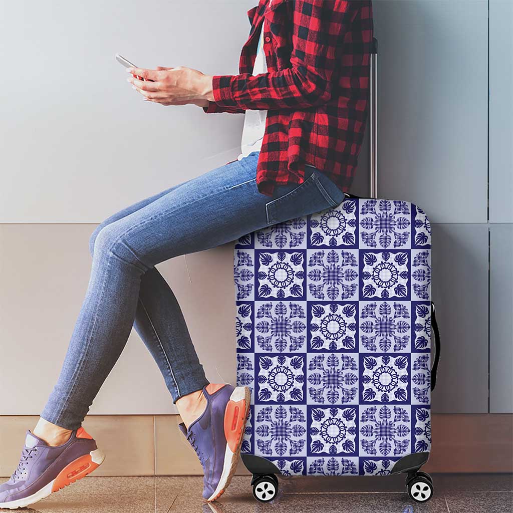 Polu Palaka Quilt Hawaii Luggage Cover Hawaiian Tropical Monstera Sea Turtle LT14 - Polynesian Pride