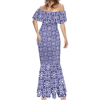 Polu Palaka Quilt Hawaii Mermaid Dress Hawaiian Tropical Monstera Sea Turtle LT14 - Polynesian Pride