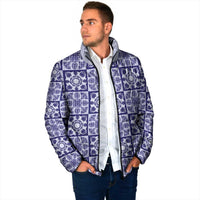 Polu Palaka Quilt Hawaii Padded Jacket Hawaiian Tropical Monstera Sea Turtle LT14 - Polynesian Pride