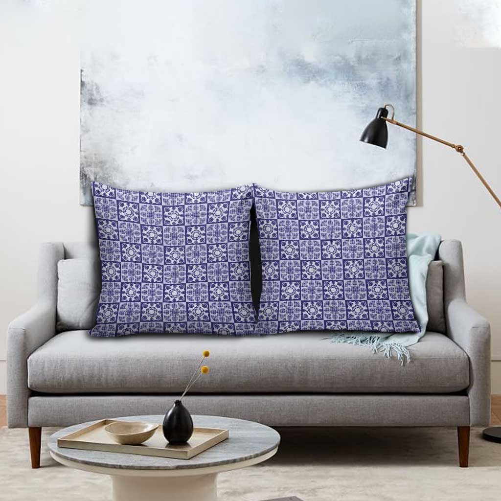Polu Palaka Quilt Hawaii Pillow Cover Hawaiian Tropical Monstera Sea Turtle LT14 - Polynesian Pride