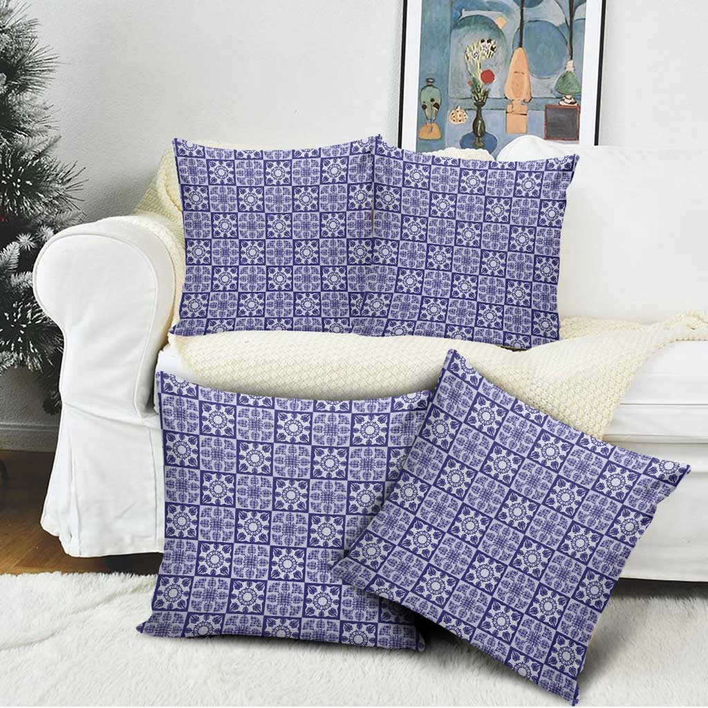 Polu Palaka Quilt Hawaii Pillow Cover Hawaiian Tropical Monstera Sea Turtle LT14 - Polynesian Pride