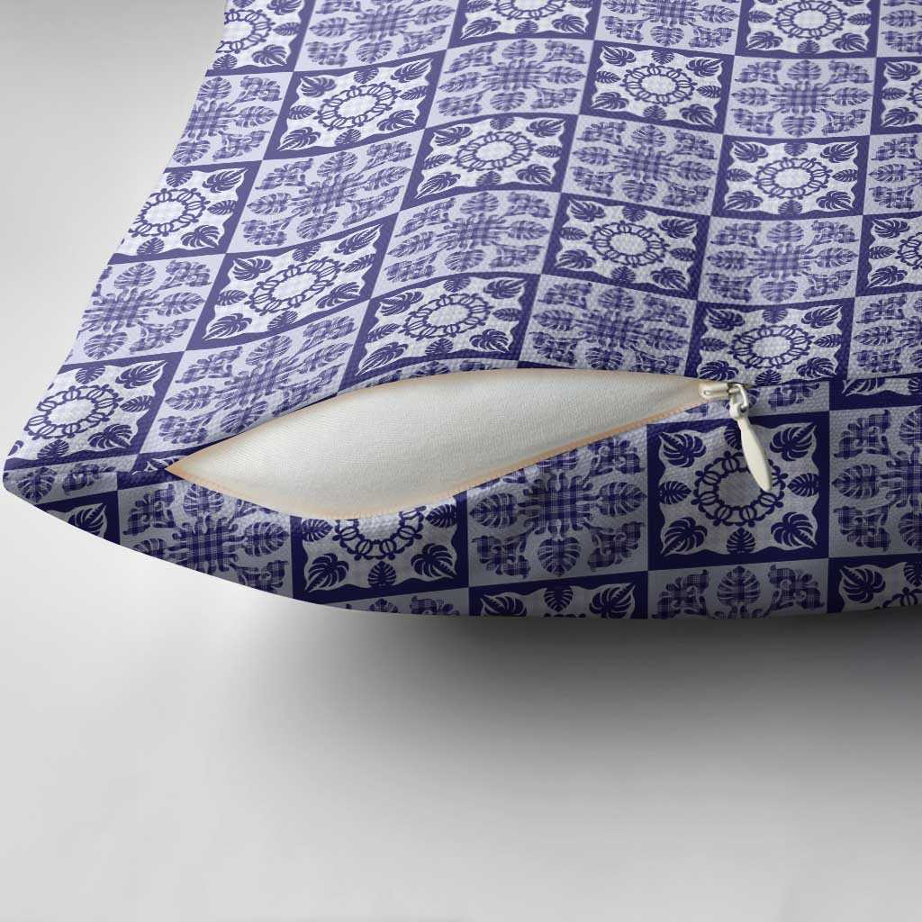 Polu Palaka Quilt Hawaii Pillow Cover Hawaiian Tropical Monstera Sea Turtle LT14 - Polynesian Pride