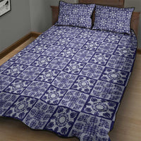 Polu Palaka Quilt Hawaii Quilt Bed Set Hawaiian Tropical Monstera Sea Turtle LT14 - Polynesian Pride
