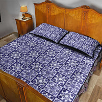 Polu Palaka Quilt Hawaii Quilt Bed Set Hawaiian Tropical Monstera Sea Turtle LT14 - Polynesian Pride