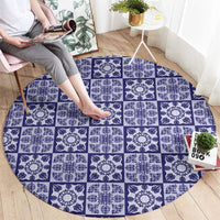 Polu Palaka Quilt Hawaii Round Carpet Hawaiian Tropical Monstera Sea Turtle LT14 - Polynesian Pride