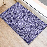 Polu Palaka Quilt Hawaii Rubber Doormat Hawaiian Tropical Monstera Sea Turtle LT14 - Polynesian Pride