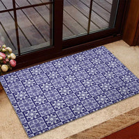 Polu Palaka Quilt Hawaii Rubber Doormat Hawaiian Tropical Monstera Sea Turtle LT14 - Polynesian Pride