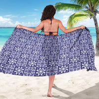 Polu Palaka Quilt Hawaii Sarong Hawaiian Tropical Monstera Sea Turtle LT14 - Polynesian Pride