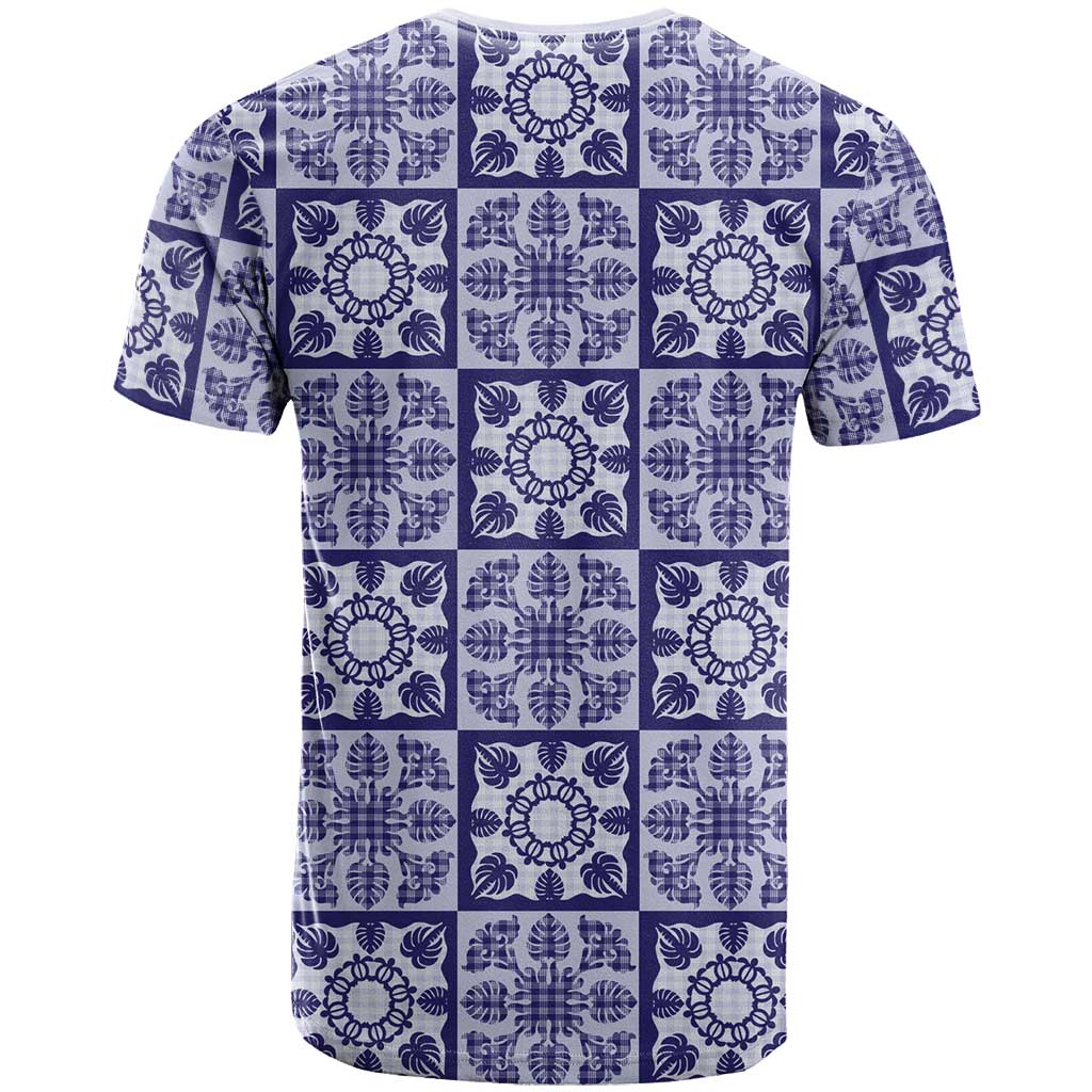 Polu Palaka Quilt Hawaii T Shirt Hawaiian Tropical Monstera Sea Turtle LT14 - Polynesian Pride