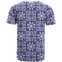 Polu Palaka Quilt Hawaii T Shirt Hawaiian Tropical Monstera Sea Turtle LT14 - Polynesian Pride