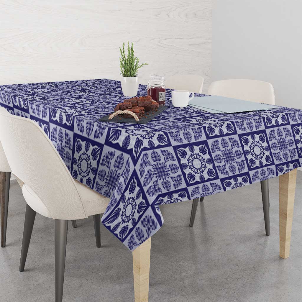 Polu Palaka Quilt Hawaii Tablecloth Hawaiian Tropical Monstera Sea Turtle LT14 - Polynesian Pride