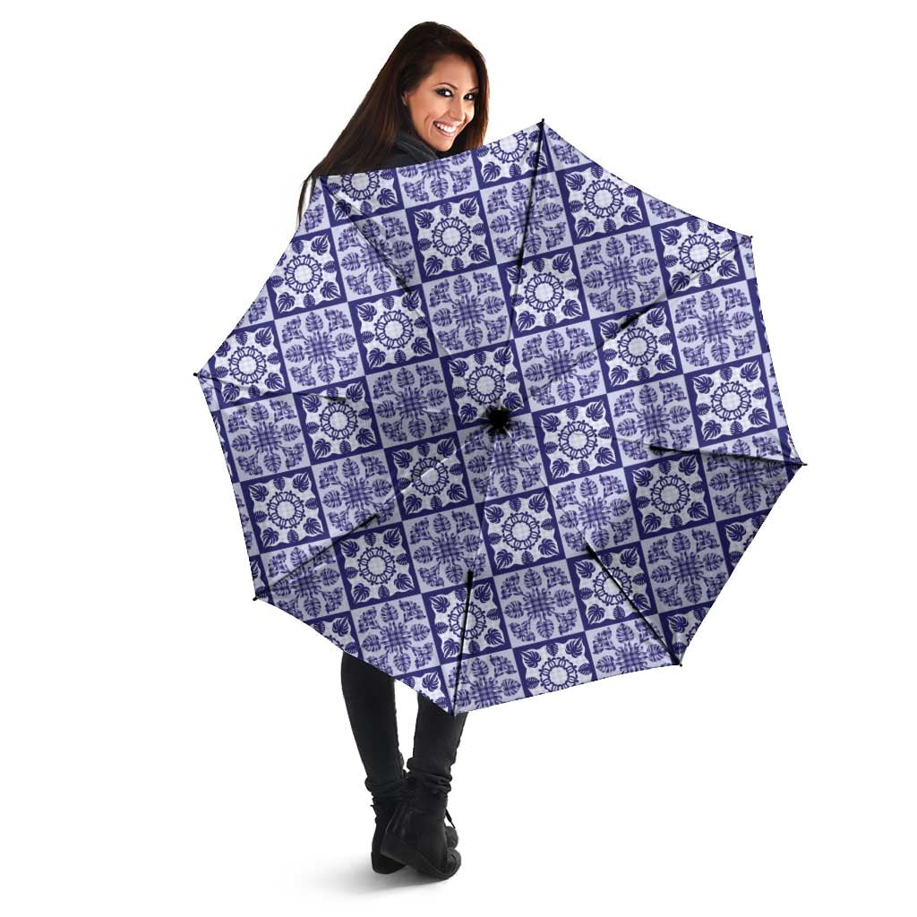 Polu Palaka Quilt Hawaii Umbrella Hawaiian Tropical Monstera Sea Turtle LT14 - Polynesian Pride