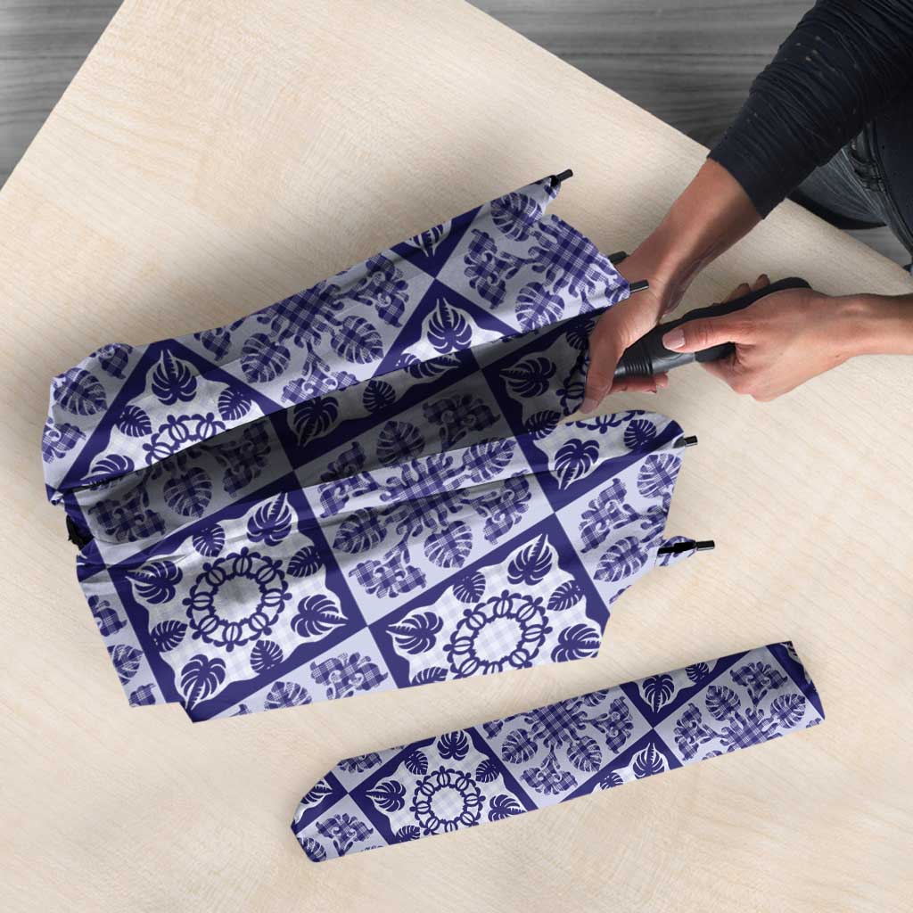 Polu Palaka Quilt Hawaii Umbrella Hawaiian Tropical Monstera Sea Turtle LT14 - Polynesian Pride