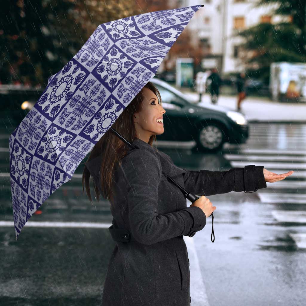 Polu Palaka Quilt Hawaii Umbrella Hawaiian Tropical Monstera Sea Turtle LT14 - Polynesian Pride