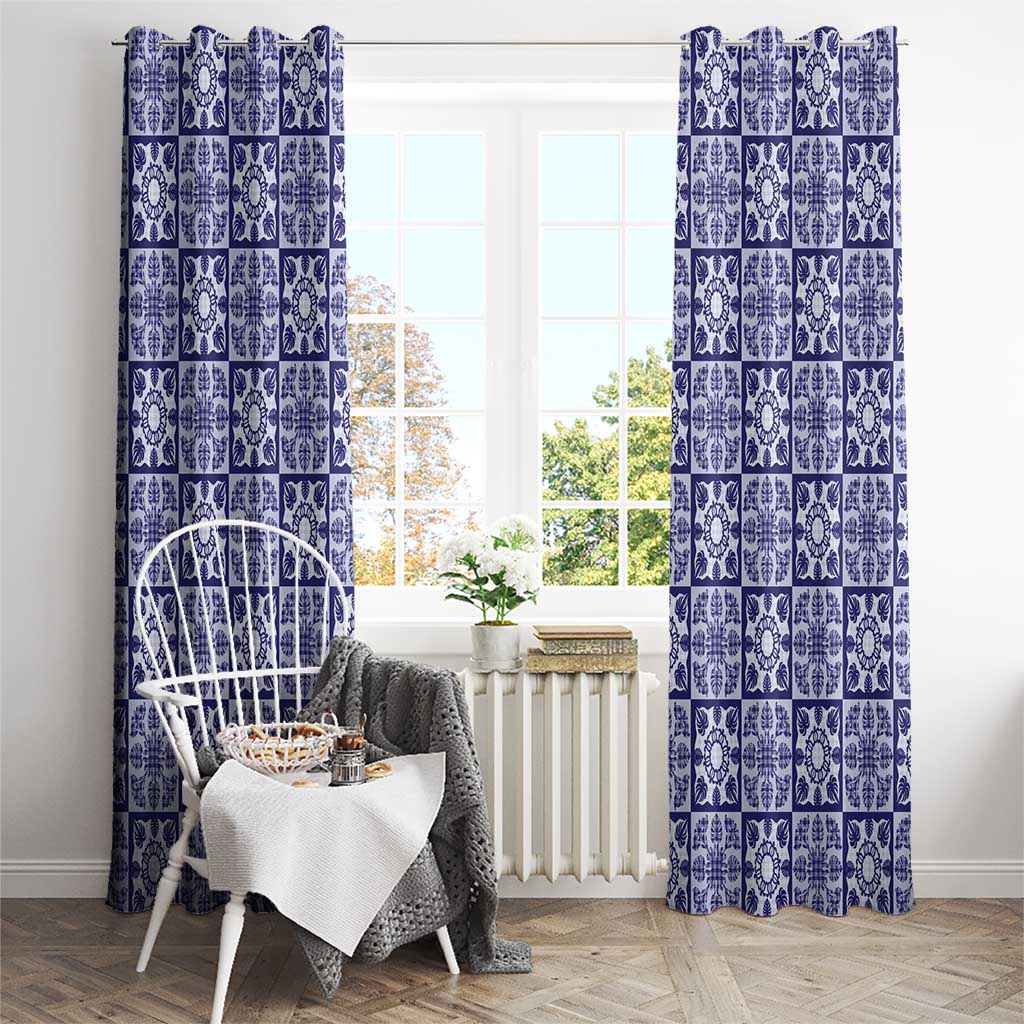 Polu Palaka Quilt Hawaii Window Curtain Hawaiian Tropical Monstera Sea Turtle LT14 - Polynesian Pride