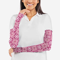 Akala Palaka Quilt Hawaii Arm Sleeves Hawaiian Tropical Monstera Sea Turtle LT14 - Polynesian Pride