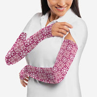 Akala Palaka Quilt Hawaii Arm Sleeves Hawaiian Tropical Monstera Sea Turtle LT14 - Polynesian Pride