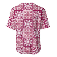 Akala Palaka Quilt Hawaii Baseball Jersey Hawaiian Tropical Monstera Sea Turtle