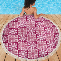 Akala Palaka Quilt Hawaii Beach Blanket Hawaiian Tropical Monstera Sea Turtle LT14 - Polynesian Pride