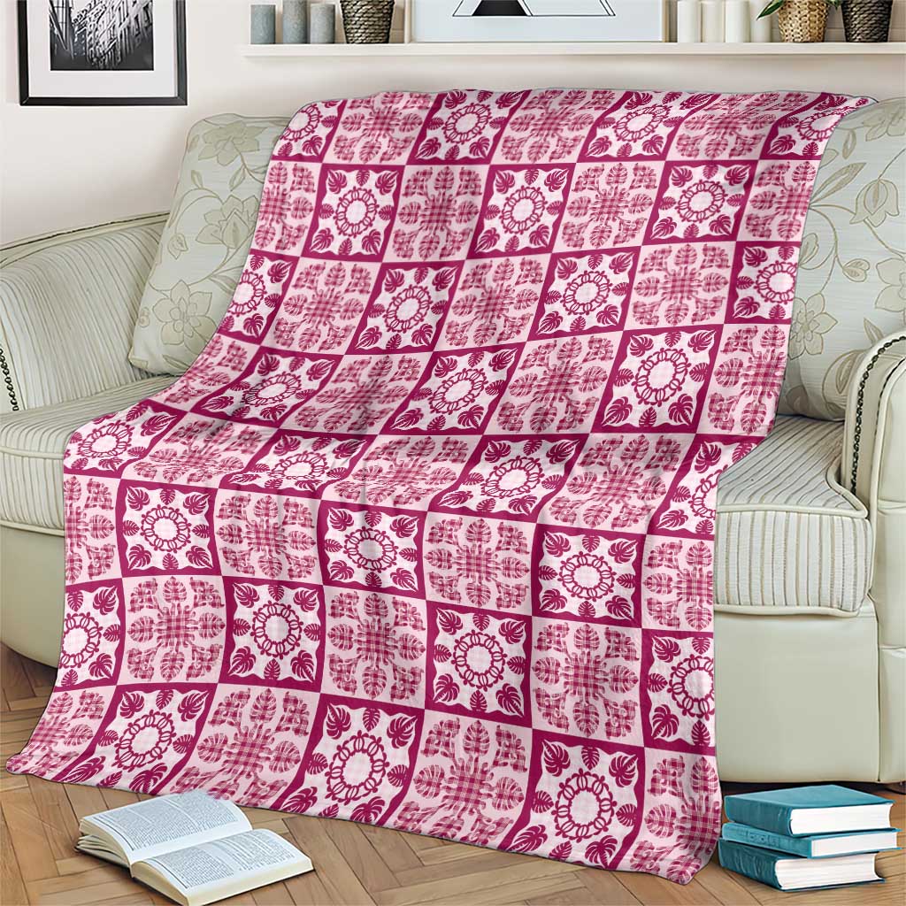 Akala Palaka Quilt Hawaii Blanket Hawaiian Tropical Monstera Sea Turtle LT14 - Polynesian Pride