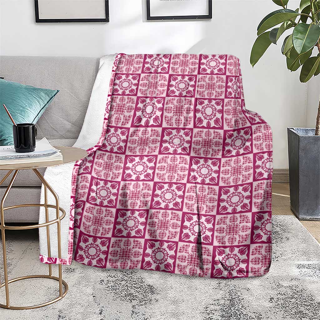 Akala Palaka Quilt Hawaii Blanket Hawaiian Tropical Monstera Sea Turtle LT14 - Polynesian Pride