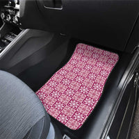 Akala Palaka Quilt Hawaii Car Mats Hawaiian Tropical Monstera Sea Turtle LT14 - Polynesian Pride