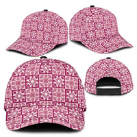 Akala Palaka Quilt Hawaii Classic Cap Hawaiian Tropical Monstera Sea Turtle LT14 - Polynesian Pride