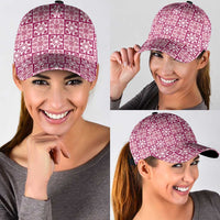 Akala Palaka Quilt Hawaii Classic Cap Hawaiian Tropical Monstera Sea Turtle LT14 - Polynesian Pride