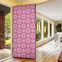 Akala Palaka Quilt Hawaii Door Cover Hawaiian Tropical Monstera Sea Turtle LT14 - Polynesian Pride