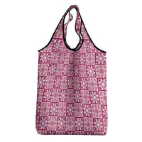 Akala Palaka Quilt Hawaii Grocery Bag Hawaiian Tropical Monstera Sea Turtle LT14 - Polynesian Pride