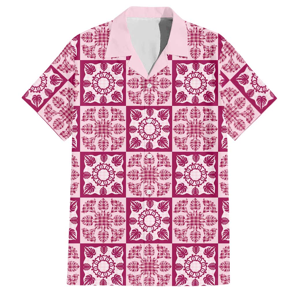 Akala Palaka Quilt Hawaii Hawaiian Shirt Hawaiian Tropical Monstera Sea Turtle