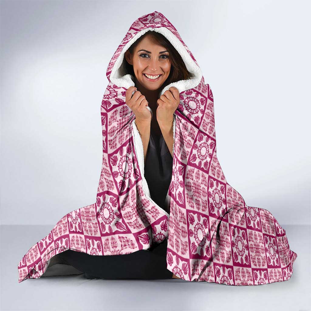 Akala Palaka Quilt Hawaii Hooded Blanket Hawaiian Tropical Monstera Sea Turtle LT14 - Polynesian Pride
