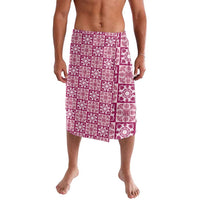 Akala Palaka Quilt Hawaii Lavalava Hawaiian Tropical Monstera Sea Turtle LT14 Pink - Polynesian Pride
