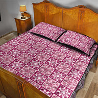 Akala Palaka Quilt Hawaii Quilt Bed Set Hawaiian Tropical Monstera Sea Turtle LT14 - Polynesian Pride
