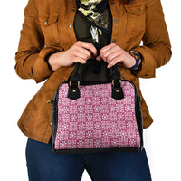 Akala Palaka Quilt Hawaii Shoulder Handbag Hawaiian Tropical Monstera Sea Turtle LT14 - Polynesian Pride