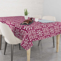 Akala Palaka Quilt Hawaii Tablecloth Hawaiian Tropical Monstera Sea Turtle LT14 - Polynesian Pride