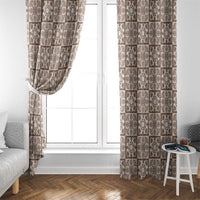 Beige Palaka Quilt Hawaii Window Curtain Hawaiian Tropical Monstera Sea Turtle LT14 - Polynesian Pride