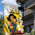 Personalised Philippines Women's Day Garden Flag Filipino Golden Sun With Polynesian Pattern