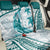 Cyan Polynesia Back Car Seat Cover Polynesian Turtle Shark Tattoo Tropical Vintage LT14