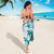 Cyan Polynesia Sarong Polynesian Turtle Shark Tattoo Tropical Vintage