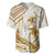 Gold Polynesia Baseball Jersey Polynesian Turtle Shark Tattoo Tropical Vintage LT14 Gold - Polynesian Pride