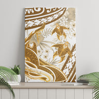 Gold Polynesia Canvas Wall Art Polynesian Turtle Shark Tattoo Tropical Vintage LT14 - Polynesian Pride