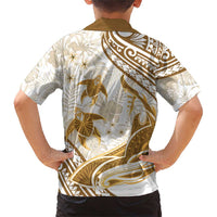 Gold Polynesian Family Matching Outfits - Turtle Shark Tattoo Design