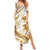 Gold Polynesia Family Matching Summer Maxi Dress and Hawaiian Shirt Polynesian Turtle Shark Tattoo Tropical Vintage LT14 Mom's Dress Gold - Polynesian Pride