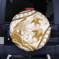 Gold Polynesia Spare Tire Cover Polynesian Turtle Shark Tattoo Tropical Vintage LT14 - Polynesian Pride