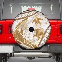 Gold Polynesia Spare Tire Cover Polynesian Turtle Shark Tattoo Tropical Vintage LT14 - Polynesian Pride