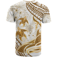 Gold Polynesia T Shirt Polynesian Turtle Shark Tattoo Tropical Vintage LT14 - Polynesian Pride